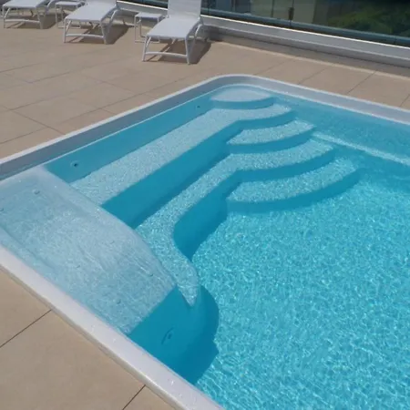 Modern With Rooftop Pool Apartment
